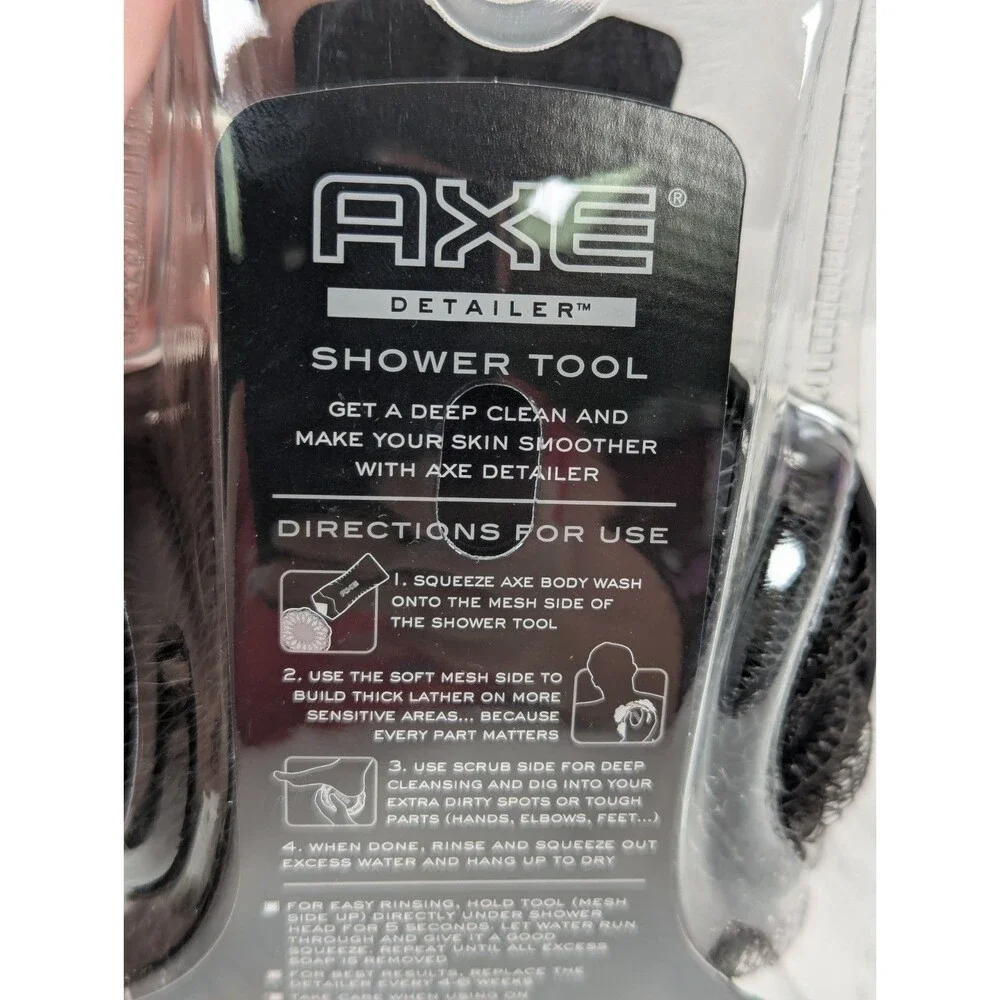AXE Modern Shower Tool Skin Cleanser for Smoother Skin Exfoliates - 3 Pack